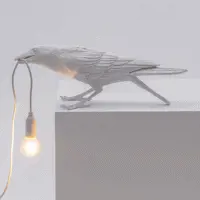 Seletti Bird Lamp White Playing